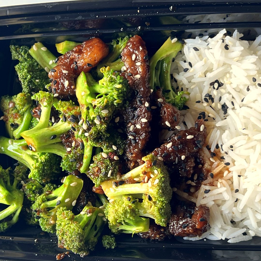 Mongolian beef and broccoli